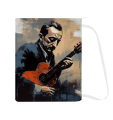 Durable and stylish Guitar Guru laundry bag with spacious design.